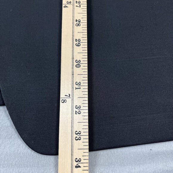 Hugo Boss Blazer Mens 44 Black Super 100 Wool Classic Fit Sport Coat Jacket - Picture 9 of 15